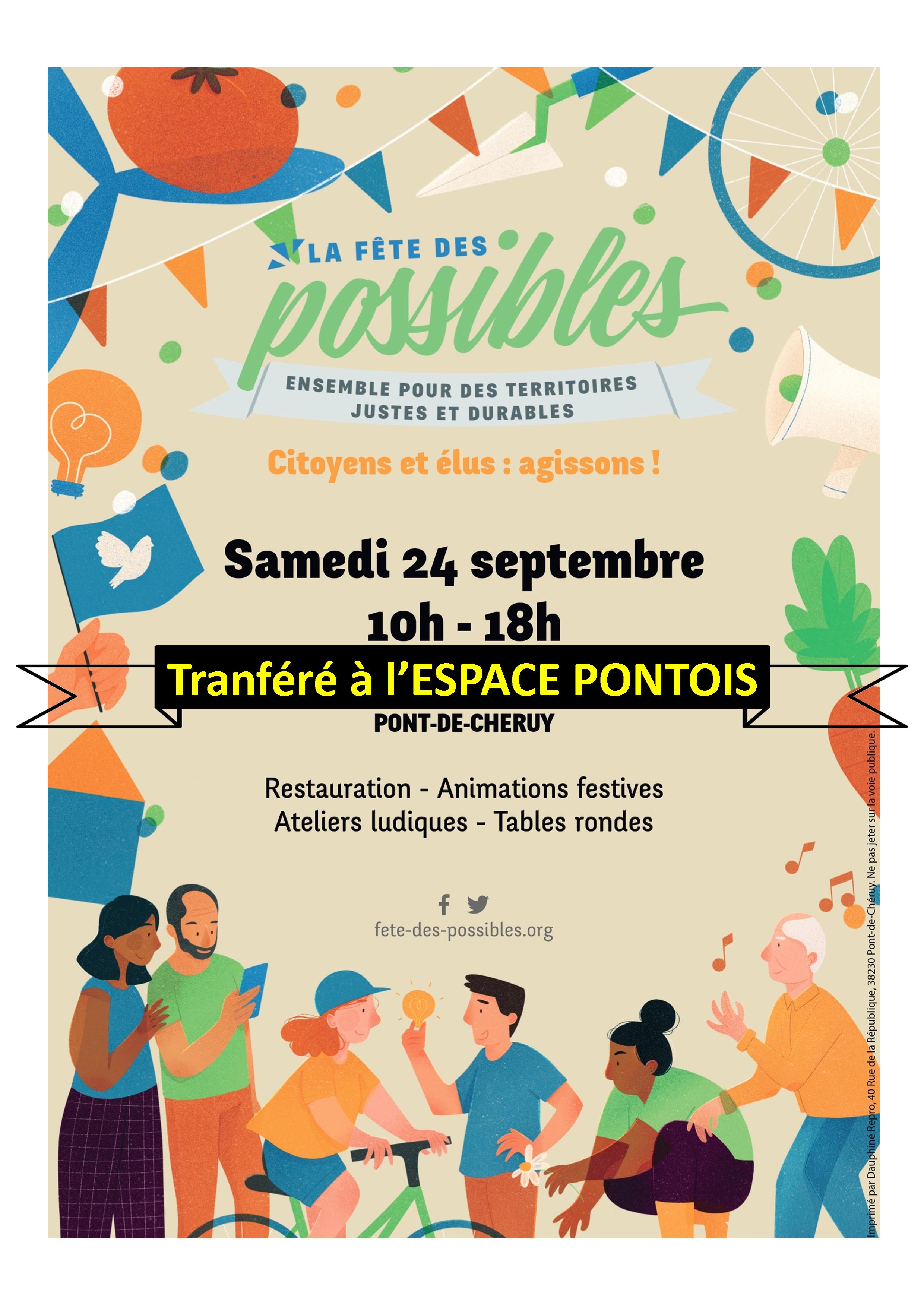 AFFICHE FËTE DES POSSIBLES